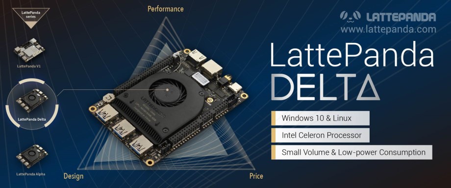 LattePanda 2 Delta 432-A Pocket-sized Powerful Windows/Linux 